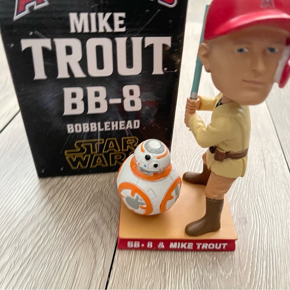 Other Mike Trout Anaheim Angels Mlb Bobbleheads 223 Star Wars Night Poshmark